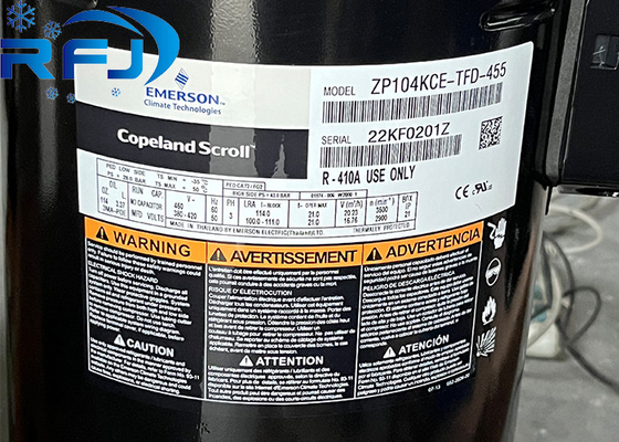 comprare 9HP Copeland R410a Scroll Compressor ZP104KCE-TFD-455 per HAVC online manufacture