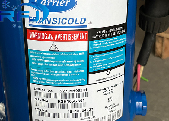 comprare RSH105GR01 S2705H00231 Compressore a rotolo per contenitori refrigerati online manufacture