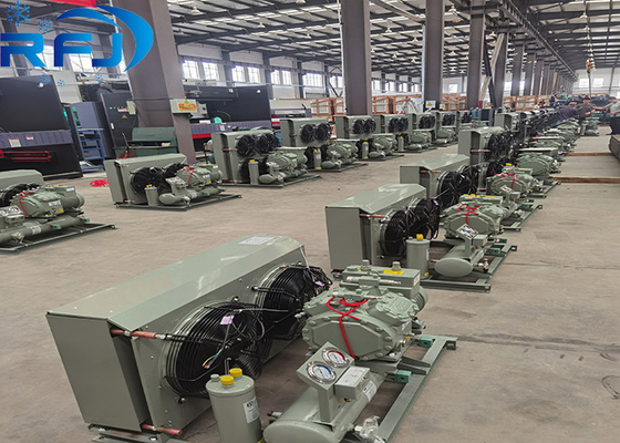comprare Unità di condensazione semi-ermetica ad alta temperatura raffreddata ad aria da 15 HP a 20 HP per uso commerciale online manufacture