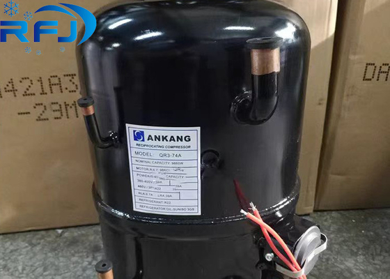 comprare 3.5 HP R404a QR3-74A Ankang Compressore di refrigerazione a pistoni ermetici per 220-380V 3PH 50Hz o 380-460V 60Hz Applicazioni online manufacture