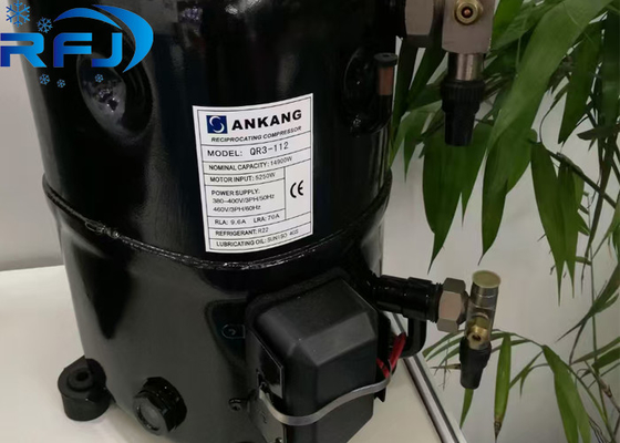 comprare 5HP R404a QR3-112 Ankang Hermetic Piston Refrigeration Compressor 220-380V 3PH 50Hz o 380-460V 3PH 60Hz online manufacture