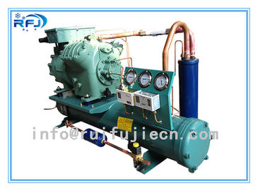 Unità di condensazione Bitzer di refrigerazione raffreddata ad acqua per la sala 3-10HP 380V/50HZ/3Phase, 440-480V/60HZ/3PH di conservazione frigorifera
