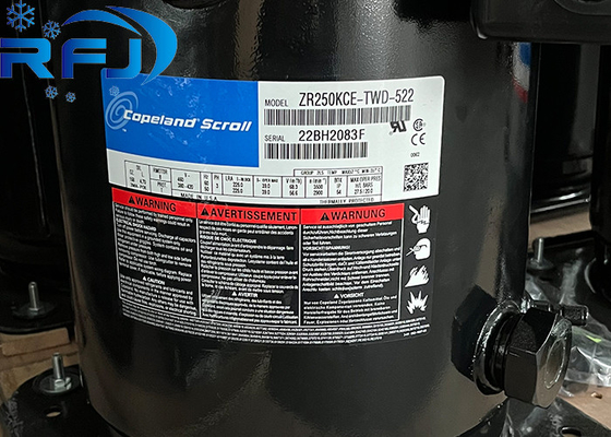 Compressore ZR250KCE-TWD-522 del rotolo di serie 20.8HP Copeland dello ZR