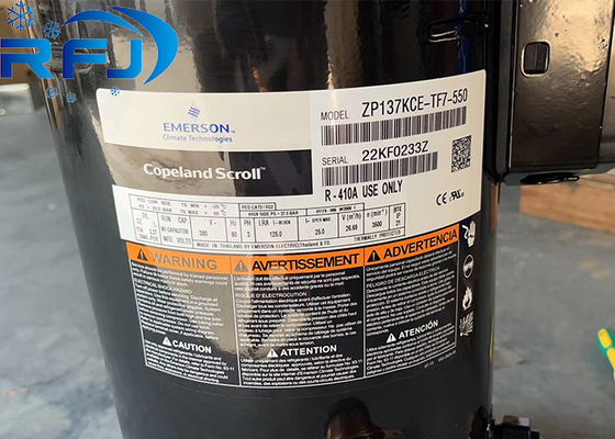 Refrigerazione Copeland Scroll Compressor ZP137KCE-TF7-550 380V 3Phase 60Hz
