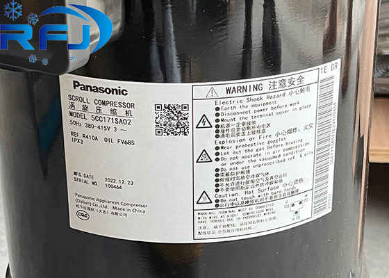 5CC171SA02 Panasonic Scroll Compressor 50 Hz 380 - 415 V 3 fasi