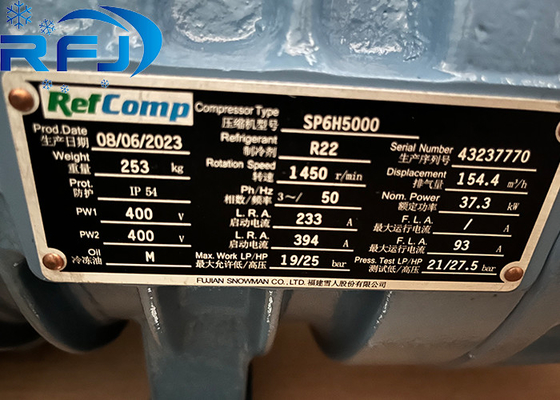 RefComp Compressore semi ermetico SP6H5000 Nuovo originale
