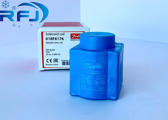 018F6176 bobina solenoide Danfoss 220/230V 50Hz 12W 100% originale
