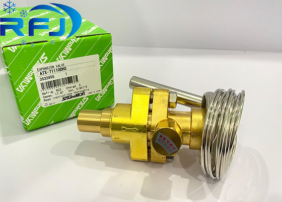 Valvola di espansione termostatica Saginomiya ATX-71110DHS con capacità di 17,8 T