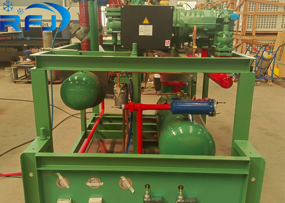 Unità a doppia vite unità di condensazione con raffreddamento evaporativo verde e refrigerante R134a