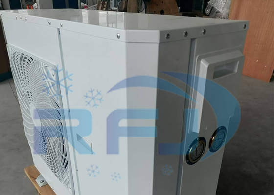 Un ventilatore singolo con guscio di plastica Tipo di scatola di ventilatore Unità sanitaria Unità di condensazione di refrigerazione a temperatura media-alta R404A R22
