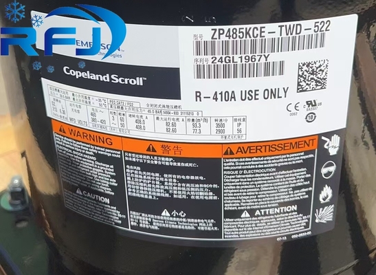 Compressore a scorrere a bassa temperatura ZP485KCE-TWD-522 per sistemi di refrigerazione commerciali