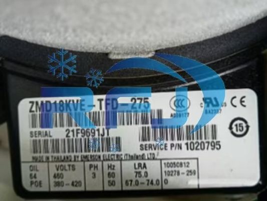 Compressore Scroll per Refrigerazione ZMD18KVE-TFD-275 Refrigerante R410A