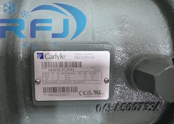 06EAFEC3C2F43 Compressore Carlyle 208/230V-3-60HZ E alimentazione 400-460V-3-50/60HZ