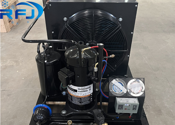 Unità di raffreddamento ad aria vorticale di tipo aperto 2 HP ZB15 per temperatura applicabile 10 -15 C e potenza del condensatore 1*60-2*60