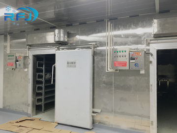 Passeggiata industriale commerciale della cella frigorifera nell'esterno del volume della cella frigorifera di refrigerazione