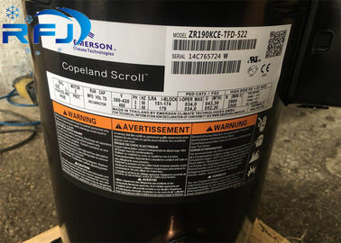 Fase commerciale 15HP del compressore Zr190kc-Tfd-522 60Hz 9 del frigorifero di R404A