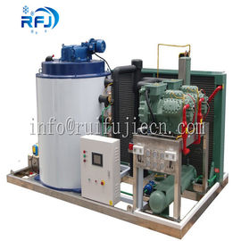 Medium di congelamento di capacità di produzione R404A della macchina per ghiaccio del fiocco di tonnellata dell'acqua dolce 1-20 forte