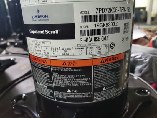 HVAC del compressore del condizionamento d'aria di ZPD72KCE-TFD-130 6HP Copeland