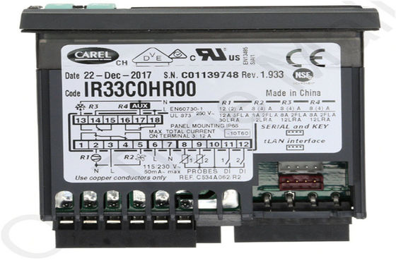 regolatore Carel IR33C0HR00 di umidità di temperatura di 8A ccc