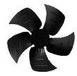 Ventilatore elicoidale fissato al muro YWF4E250 4E300 4D350 4D400 4E450 4D500 4D550 4D600